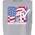 thumbnail image 3 of MTV - American Flag - Juniors Cropped Tee, 3 of 5