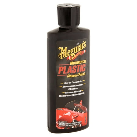 Meguiar's Motorcycle Plastic Cleaner & Polish, 6 Fl. Oz.