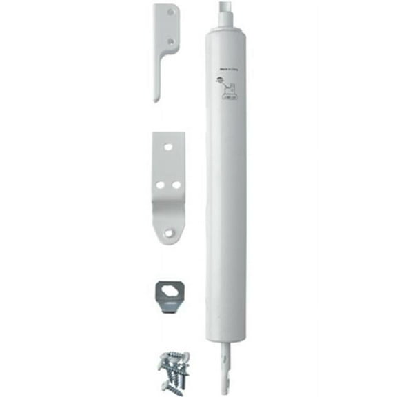 Pneumatic Light Duty Door Closer, White