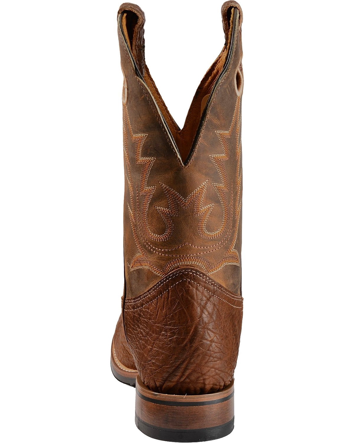 NEW BOULET BOOTS men\'s bullhide organza boot in cognac/orange Boulet Mens Bullhide Organza Rubber Sole Boot | Renegade Stores main image 2