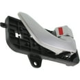 thumbnail image 2 of Interior Door Handle Compatible with 2006-2007 Hyundai Sonata Front, Passenger Side Silver, 2 of 3