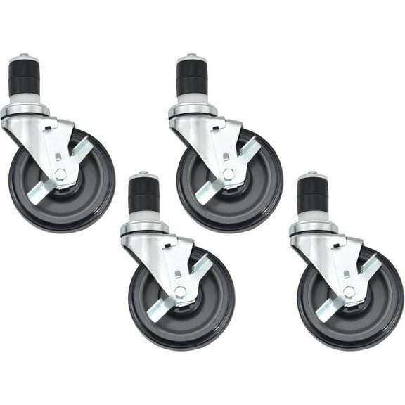 Caster Kit For Stainless Steel Workbenches - Set of 4 of 5"" Swivel Locking Cast