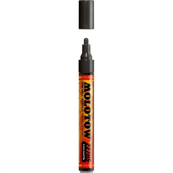 Molotow One4All Signal Black Acrylic Paint Marker, 4mm