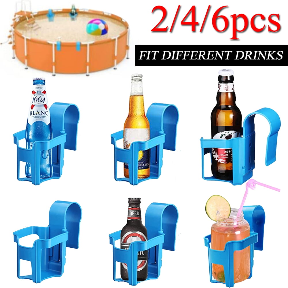 2Packs Poolside Cup Holder for Refreshing Drinks Above Ground Pool
