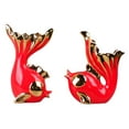thumbnail image 2 of 2 macetas coleccionables para decoración paisajística, manualidades, accesorios para fotos, estatuas de peces rojo, 2 of 9