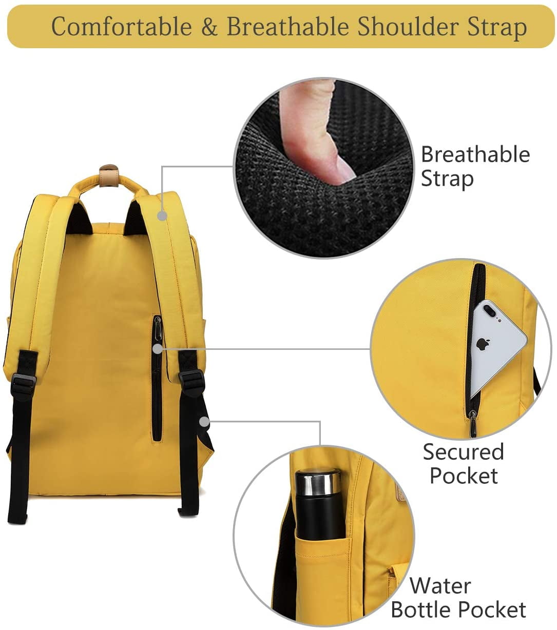 vaschy yellow backpack