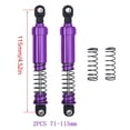 thumbnail image 1 of mmirethe 2piece Aluminium Big Bore Shocks Oil Damper For 1/10 RC Crawler LCG Cheater Rigs SCX10 TRX4 Front Rear Shock Absorber Purple 5, 1 of 6