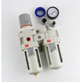 thumbnail image 7 of RIH Pneumatics 1/2" NPT Compressed Air Filter Regulator Lubricator Combo Water/Oil Trap Separator, 7 of 7