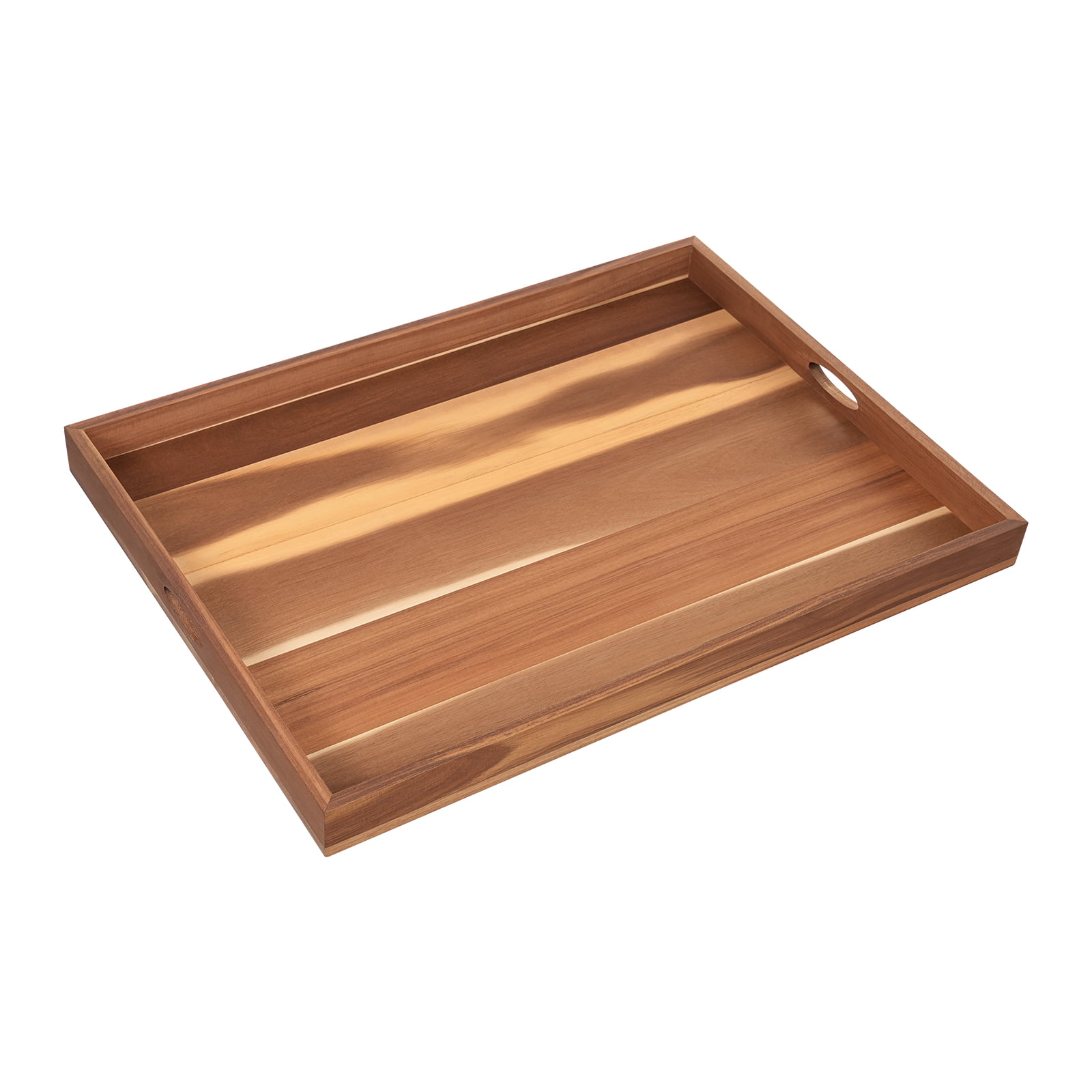 Peakora Wood Stove Top Cover Multifunctional Noodle Board Stove Covers with Built-In Handles Durable Extra Thick Acacia Wood Handmade Cookware 30*22*2.5in Wood Color