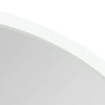thumbnail image 4 of Kate and Laurel Wheeler Graduated Round Mirror, 24" Diameter, White, Chic Modern Wall Accent with Raised Profile, 4 of 7