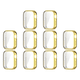 thumbnail image 1 of Funda TPU Cubierta Protectora Pantalla Parachoques Suave para Huawei Watch Fit 3 (Oro), 1 of 4