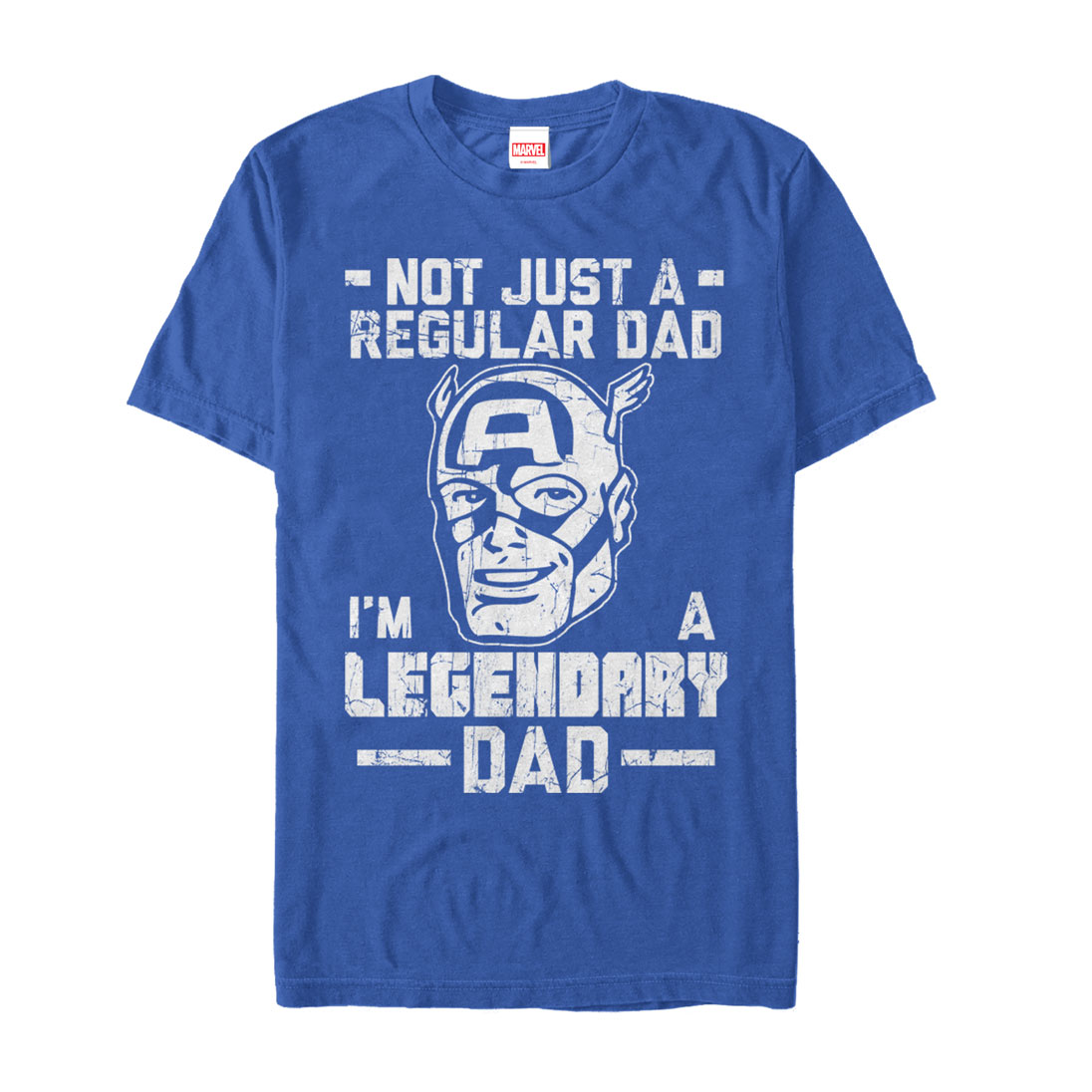 Daddy is a superhero to you, right? So, this Father’s day, get him a Dad T-Shirt with a portrait of Captain America and the slogan "Not Just a Regular Dad. I'm a Legendary Dad". A unique gift to let your old man know that he is the legend in your heart.
