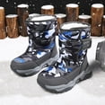 2025 Winter Children Shoes Plush Waterproof Fabric NonSlip Girl Shoes