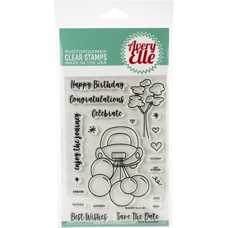 UPC: 0811568027305 | Avery Elle Clear Stamp Set 4 X6 -Journey