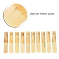 thumbnail image 4 of 2.5 Soprano Saxophone Reeds with Plastic Box Set of 10 Plastic Wood Material Mouthpiece Reeds Repair Accessories for Alto Saxophone for Saxophone Beginners, 4 of 7