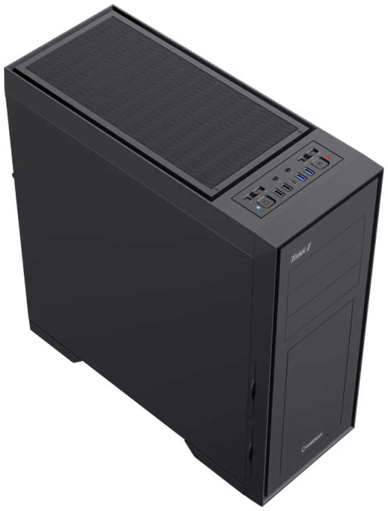 GAMEMAX Titan Silent 2 Black USB3.0/Type C ATX Gaming Full Tower Computer Case w/3 x Silent Fans (Pre-Installed). Support 4090 GPU and 360mm AIO
