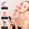 thumbnail image 4 of Retractable Foundation Makeup Brushes, Travel Flat head Brush Portable Foundation Brush with Cover, 4 of 5