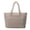 Khaki, variant on Women's down-filled cotton-padded handbag, soft checkered cotton-padded shoulder bag, stylish and simple tote bag, Mother's Day gift.