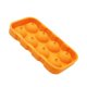 thumbnail image 1 of Yuarrent Fabricante de cubitos de hielo DIY, molde de bola de hielo creativo de 8 cavidades para el hogar, Bar, fiesta, whisky fresco, vino, barra Cocina y Comedor Naranja Yuarrent HA004937-03, 1 of 6