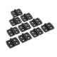 thumbnail image 5 of 10 unids 40 * 30 mm puerta butts bisagras negro mini plástico nylon cajón caja de madera bisagra de gabinete for hardware de muebles, 5 of 6