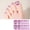 style 12, variant on Cat Eye Toe Nail Wraps - Glittery Blue Full Toe Nail Stickers for Women, Easy Apply & Waterproof Pedicure Art