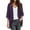 Purple, variant on Siilsaa Women Cardigan 3/4 Sleeves Open Front Lightweight Cardigan Draped Ruffles Knit Cardigan Green,3XL