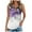 Purple#03, variant on Tank Tops for Women Cute Summer Floral Print Sleeveless Ruched Pleated Keyhole Cutout Tunic Blouse Trendy Cozy Graphic Cami Shirts Purple#01 M