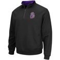 thumbnail image 2 of Men's Colosseum Black James Madison Dukes Tortugas Logo Quarter-Zip Jacket, 2 of 4
