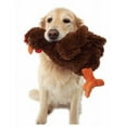 thumbnail image 2 of Doggles Plush Bottle, Chicken Dark Brown, 2 of 5