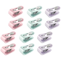 FUEENIRVA 12Pcs ABS Bed Sheet Clips, Non- Bed Sheet Fasteners to Secure Bedding, Prevent Sliding, Lightweight and