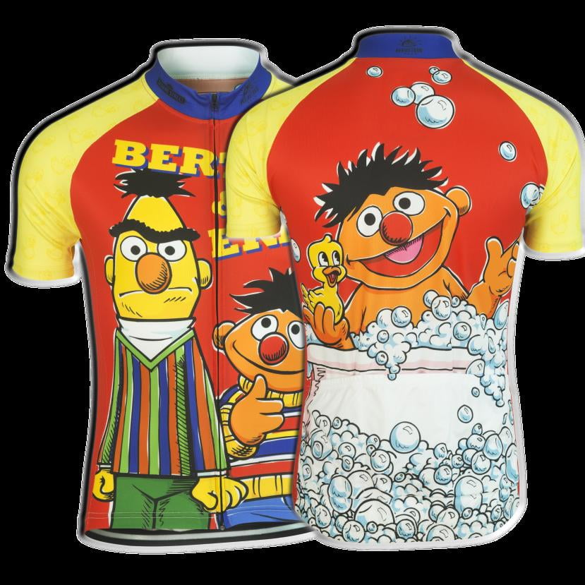 bert and ernie cycling jersey