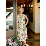 The Pioneer Woman Printed Sleeveless Umbrella Dress, Womens