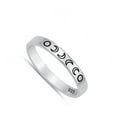 thumbnail image 4 of Lunar Moon Phases Science Nature Space Ring .925 Sterling Silver Band Jewelry Female Male Size 10, 4 of 4
