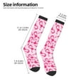 thumbnail image 2 of Rocae Breast Cancer Ribbons Awareness for Novelty Casual compression Socks For Women Men Contrast Color Stockings, 2 of 6