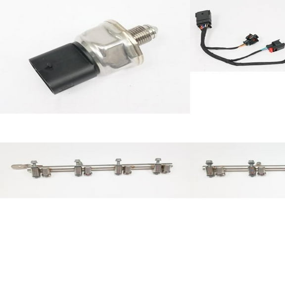 Fuel Injector Rail Kit Harness Sensor for Chevrolet Cadillac GMC