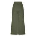 thumbnail image 5 of JoliSweat Women's Sweatpants Wide Leg Sweat Pants Fall Winter Clothes Baggy Drawstring Joggers with Pockets Army Green XXL, 5 of 8