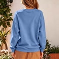 thumbnail image 4 of Oversized Crewneck Sweatshirt Women 2026 Fall Comfort Colors Sweatshirt Casual Long Sleeve Fleece Pullover Sweaters,S, 4 of 8