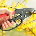 thumbnail image 3 of Ratchet Pruning Shears Gardening Tool – Anvil Pruner Garden Shears with Assisted Action – Ratchet Pruners for Gardening with Heavy Duty, Nonstick Steel – Garden Tools, 3 of 9