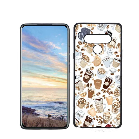 Coffee-Cup-19 Phone Case, Degined for LG Stylo 6 Case Men Women, Flexible Silicone Shockproof Case for LG Stylo 6