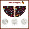 thumbnail image 3 of Rateoe Lgbt Rainbow For Pride Pattern Christmas Tree Skirt with Ties , Christmas Tree Decorations, Farmhouse Christmas Decor Xmas Holiday Decorations-36", 3 of 6