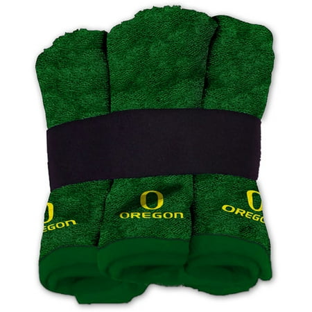 NCAA Oregon Ducks Wash Cloth Set, 6pk