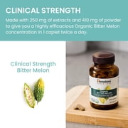 Himalaya Organic Bitter Melon for Blood Sugar Support, 660 mg, 30 Caplets