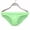 Green, variant on Mens Underwear Bikinis Women's Lace Abdomen Mid Waist and Hip Lift Comfortable Body Breathable Underwear Briefs Light Blue XL