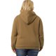 thumbnail image 5 of Sudaderas con capucde talgrande pamujer Sudaderas informales de manlarcon lazo en el puño fruncido marrón 3X, 5 of 7