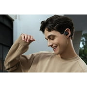 Cleer ARC II Open-Ear True Wireless Bluetooth Headphones, IPX5 Waterproof, 35-Hour Playtime, Light Grey