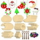 thumbnail image 1 of Colgantes De Navidad Adorno No Tóxico Decoración Colgante De Madera Para El Aula Fiesta Temática De La Escuela Cumpleaños Año Nuevo Árboles De Navidad Advancent HA013325-00, 1 of 7