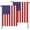 2 Pack, variant on Memorial Day Garden Flag 12x18Inch Always Remember Our Heroes Garden Flag 4th of July Independence Day for Memorial Day Independence Day Veteran Day Outside Yard Decor