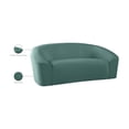 thumbnail image 2 of Meridian Furniture Riley Mint Velvet Loveseat, 2 of 8