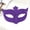 Purple, variant on Uaswgudfs Men's Carnival Costume Half Face Mask with Glitter Accents - Party Prop for Halloween, Masquerade, Role Play