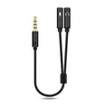 thumbnail image 3 of Headset Splitter,3.5mm Headphone Splitter 2 Headphone Splitter Dual Headphone Adapter Sturdy Construction, 3 of 9